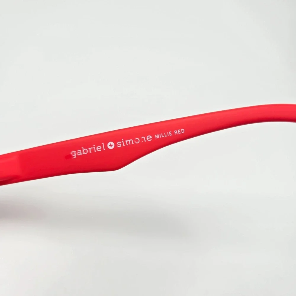 Gabriel + Simone Blue-light Blocking Readers Glasses‎ Millie Red